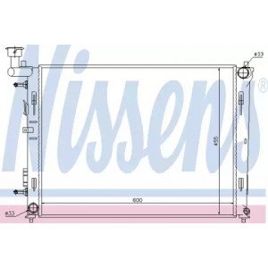 Радіатор охолодження двигуна AS07334931 на HYUNDAI i30 2007-2012