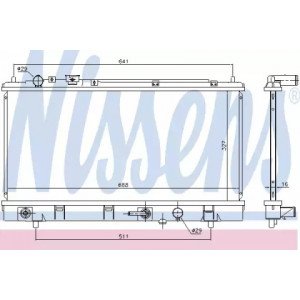 Радиатор охлаждения двигателя AS00054379 на MAZDA 323 F/S (BJ) 2001-2003