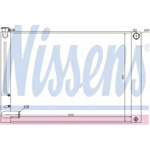 Радиатор охлаждения двигателя AS00054334 на LEXUS RX 2004-2008
