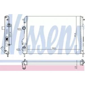 Радиатор охлаждения двигателя AS07330199 на RENAULT MEGANE (I) 1995-2002
