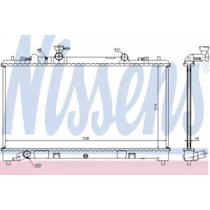 Радіатор охолодження двигуна AS00059930 на MAZDA 6 (GH) 2008-2010