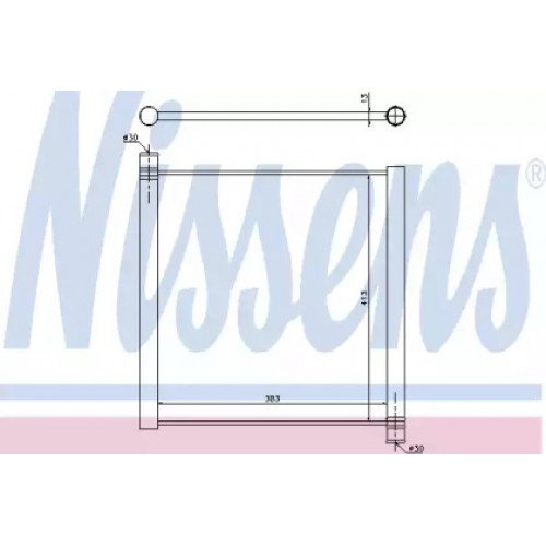 Радиатор охлаждения двигателя AS00053829 на SMART FORTWO II (451) 2007-2014