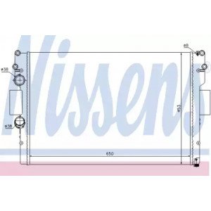 Радіатор охолодження двигуна AS00054386 на IVECO DAILY 2006-2011