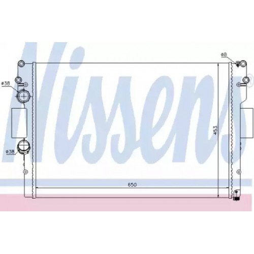Радіатор охолодження двигуна AS00054386 на IVECO DAILY 2006-2011