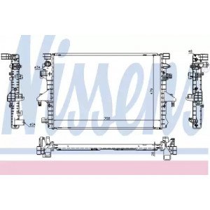 Радиатор охлаждения двигателя AS00059745 на VOLKSWAGEN T5 2010-2015