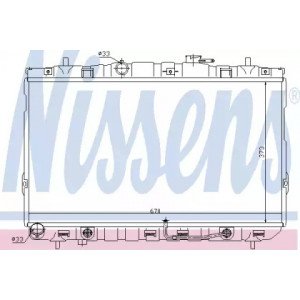 Радіатор охолодження двигуна AS00054624 на HYUNDAI COUPE 2006-2009