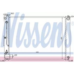 Радиатор охлаждения двигателя AS00054335 на LEXUS RX 2004-2008