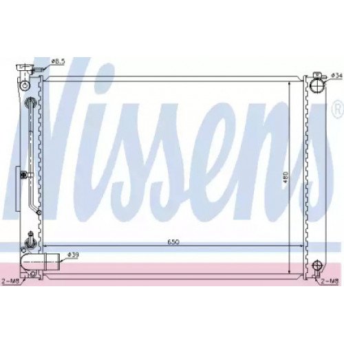 Радиатор охлаждения двигателя AS00054335 на LEXUS RX 2004-2008