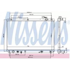 Радіатор охолодження двигуна AS00054331 на LEXUS RX 1999-2003