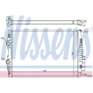 Радіатор охолодження двигуна AS00053892 на RENAULT MEGANE (II) 2003-2008