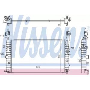 Радиатор охлаждения двигателя AS07300698 на OPEL MERIVA 2003-2010