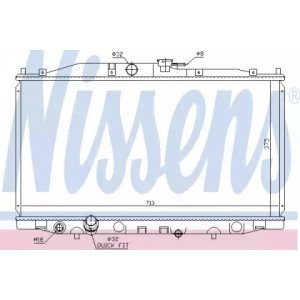 Радіатор охолодження двигуна AS00054573 на HONDA ACCORD 7 2003-2008