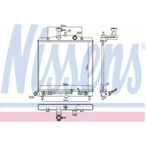 Радіатор охолодження двигуна AS00060102 на KIA PICANTO 2008-2011