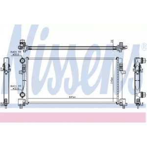 Радіатор охолодження двигуна AS07308191 на VOLKSWAGEN TOURAN 2015-