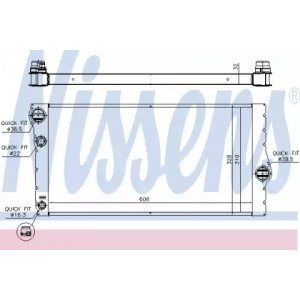 Радіатор охолодження двигуна AS07314657 на BMW 7 (F01) 2008-2015