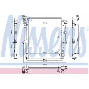 Радиатор охлаждения двигателя AS07323141 на MITSUBISHI L200 2005-2015