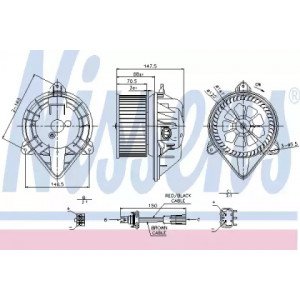 Вентилятор салона AS07327815 на RENAULT MASTER 1998-2003