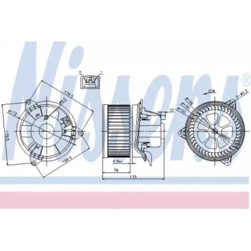 Вентилятор салону AS07331416 на FORD FOCUS 1998-2004