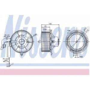 Вентилятор салона AS07308737 на VOLKSWAGEN CADDY I 1995-2004