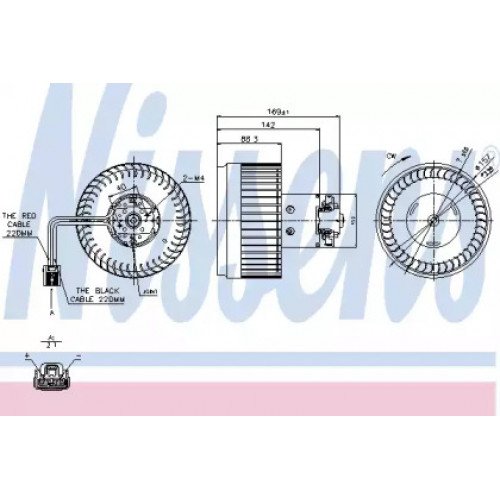Вентилятор салону AS07340475 на VOLVO V70/XC70 2000-2006