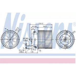 Вентилятор салона AS00054209 на OPEL ASTRA F 1991-1997