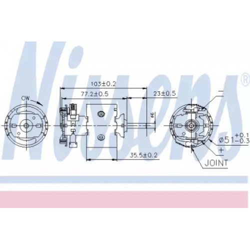 Вентилятор салону AS00059752 на MERCEDES SPRINTER 2000-2006