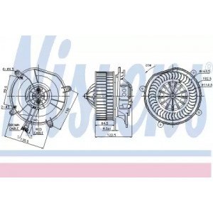 Вентилятор салона AS07299084 на MERCEDES 211 (E-CLASS) 2006-2009