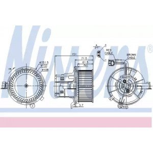 Вентилятор салона AS00060015 на MERCEDES 212 (E-CLASS) 2009-2012