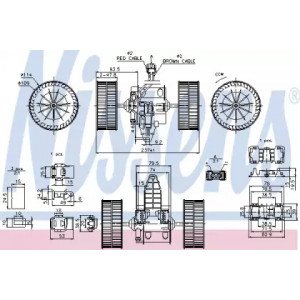 Вентилятор салона AS00054775 на BMW 5 (E60/E61) 2003-2010