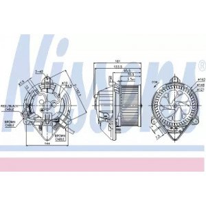 Вентилятор салону AS00053987 на CITROEN XSARA 1997-2006
