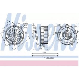 Вентилятор салона AS00059986 на MERCEDES 202 (C-CLASS) 1993-2000