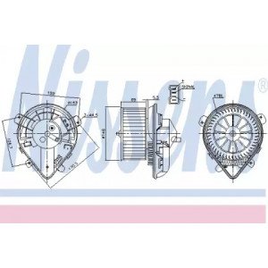 Вентилятор салона AS00053966 на CITROEN JUMPY 2003-2006