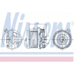 Вентилятор салона AS07297850 на NISSAN MICRA (K12) 2003-2010