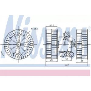 Вентилятор салона AS00060070 на MERCEDES VITO / VIANO (W639) 2003-2010