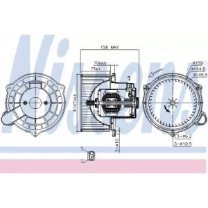 Вентилятор салона AS07339719 на HYUNDAI ACCENT II 2003-2005