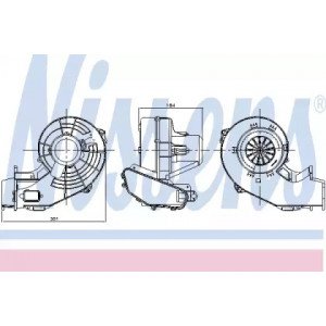 Вентилятор салона AS00059913 на OPEL MERIVA 2003-2010