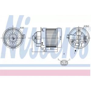 Вентилятор салона AS07338952 на PEUGEOT 308 2008-2011