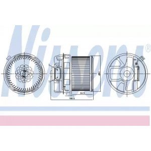 Вентилятор салона AS07307587 на CITROEN C1 2012-2014