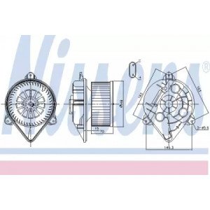 Вентилятор салона AS00053886 на RENAULT TRAFIC 2002-2007