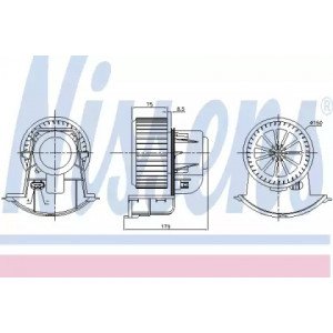 Вентилятор салону AS07298518 на VOLKSWAGEN T5 2010-2015