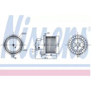 Вентилятор салона AS00053917 на RENAULT KOLEOS 2008-2011
