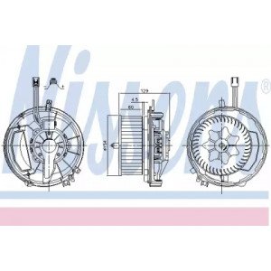 Вентилятор салону AS07307666 на VOLKSWAGEN GOLF VII 2013-2017