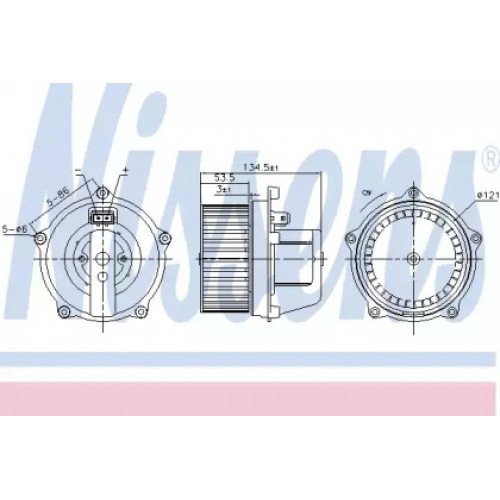 Вентилятор салона AS07305286 на VOLKSWAGEN T4 1990-2003