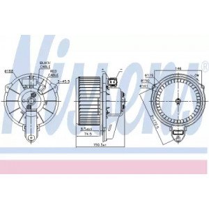 Вентилятор салону AS00054841 на AUDI A6 ALLROAD (C5) 2001-2005