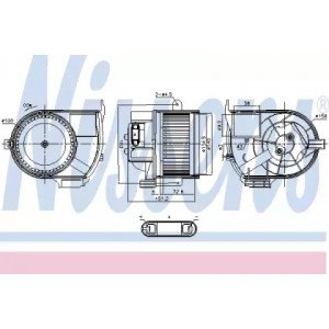Вентилятор салона AS00059864 на RENAULT CLIO II 1998-2008