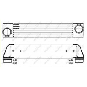Інтеркулер AS07336482 на BMW 5 (E60/E61) 2003-2010