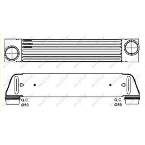 Інтеркулер AS07336482 на BMW 5 (E60/E61) 2003-2010