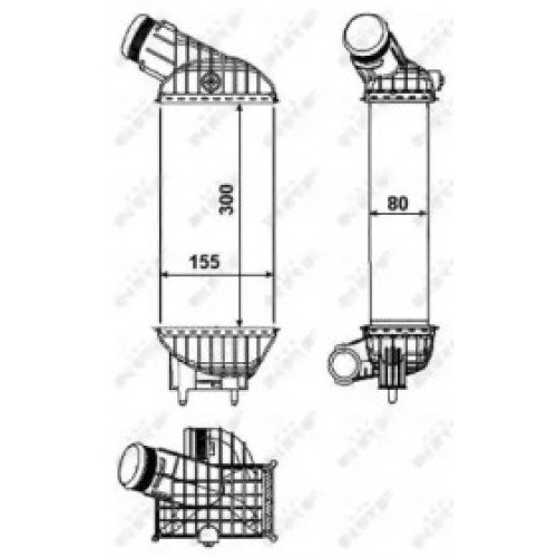Интеркулер AS07294978 на CITROEN DS4 2011-2018