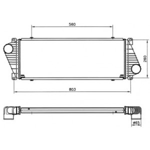 Інтеркулер AS00052994 на VOLKSWAGEN LT II 1996-2005