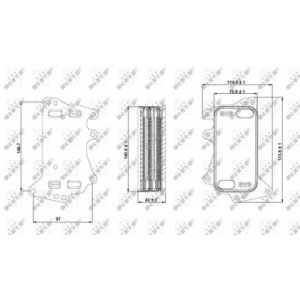 Масляний радіатор AS00053421 на BMW 5 (F10/F11) 2010-2013
